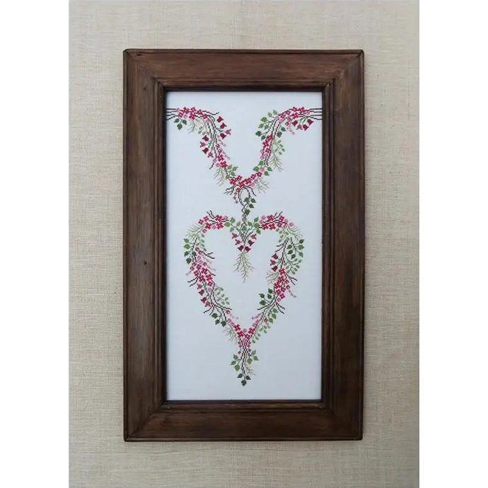 **〔Renato Parolin〕　図案　RP-3715　Heart of flowers