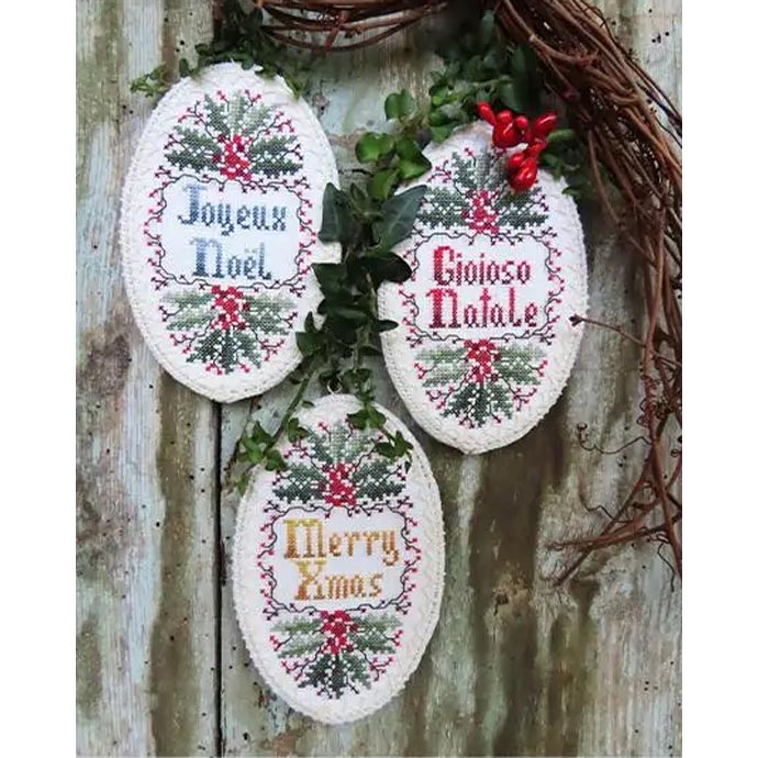 **〔Renato Parolin〕　図案　RP-3810　Holly and Xmas