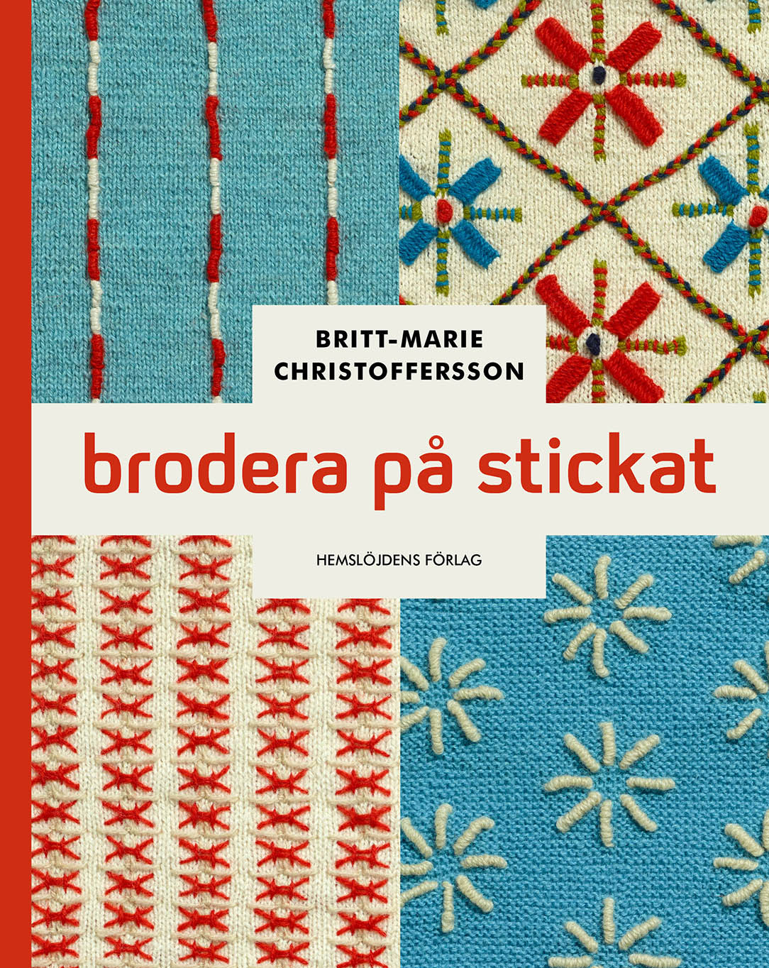 *〔Book Hemslojden〕　Brodera pa stickat（※裏表紙にスレあり）＜ご注文より2～3週間後入荷予定＞