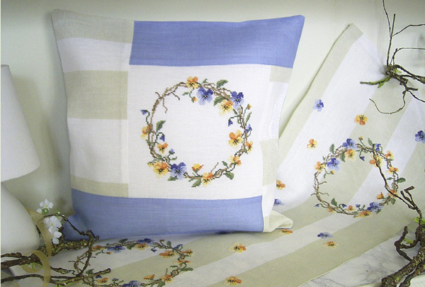 **〔UB Design〕　図案　UB-401　Stiefmutterchenfamilie