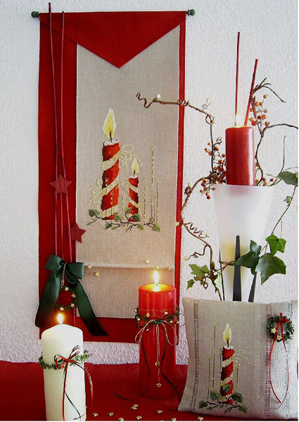 **〔UB Design〕　図案　UB-429　Kerzenschein zur Weihnachtszeit
