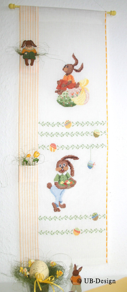 **〔UB Design〕　図案　UB-789　Osterfreude im Hasenland