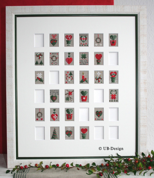 **〔UB Design〕　図案　UB-821　Weihnachtst�・pfchen und mehr