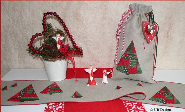 **〔UB Design〕　図案　UB-877　Patchworkfamilie Tanne