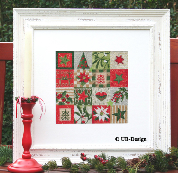 **〔UB Design〕　図案　UB-919　Weihnachtspatchwork