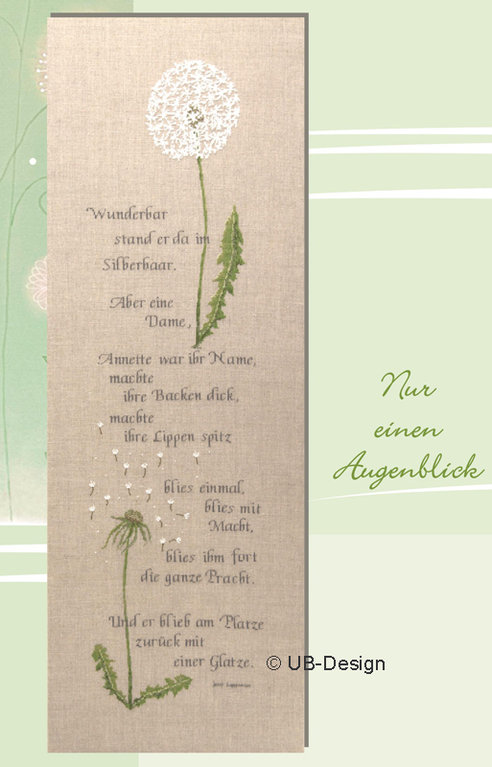 **〔UB Design〕　図案　UB-E-1016F　Nur einen Augenblick