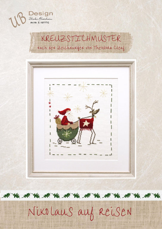**〔UB Design〕　図案　UB-E-1077TC　Nikolaus auf Reisen