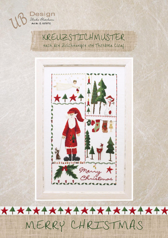 **〔UB Design〕　図案　UB-E-1079TC　Merry Christmas