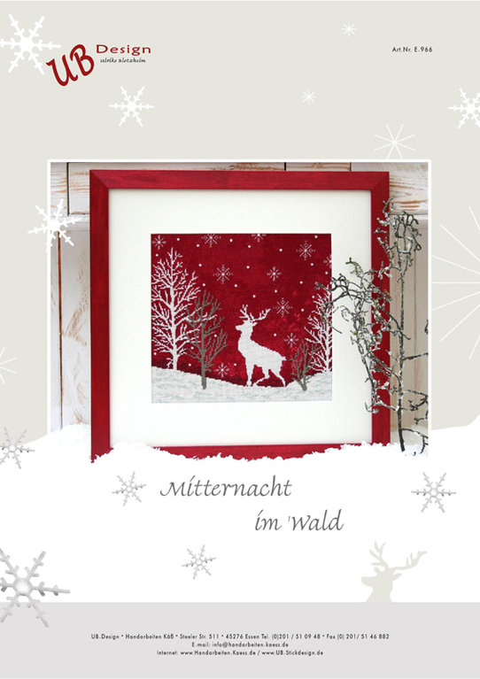 〔UB Design〕　図案　UB-E-966　Mitternacht im Wald