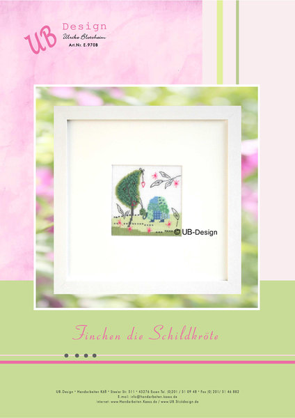 **〔UB Design〕　図案　UB-E-970B　Finchen die Schildkr&ouml;te