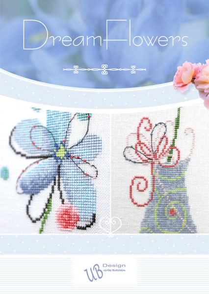 〔UB Design〕　図案集　L2017-1　Dreamflowers 【在庫あり】