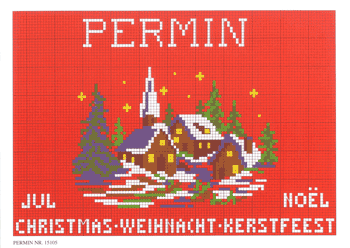 〔Permin〕　カラー図案集　Christmas