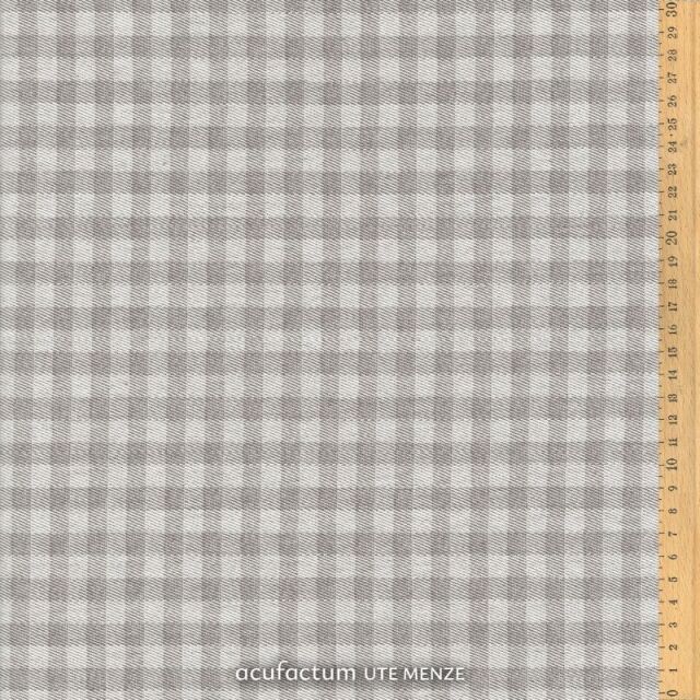 **〔Acufactum〕 A-3523-1605-06 生地 / Klein Karo / グレー <Happy Point 5倍>