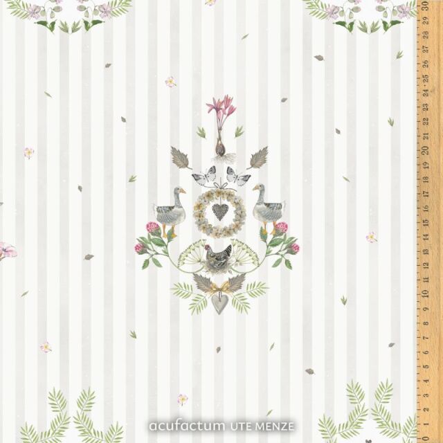 **〔Acufactum〕 A-3523-2016 コットン生地 / カントリーハウス・オーナメント <Happy Point 5倍>
