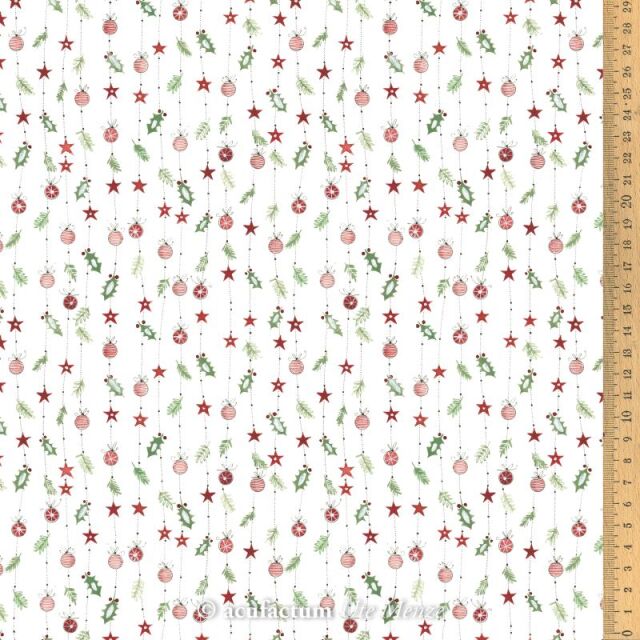 **〔Acufactum〕　A-3523-962　生地 / クリスマス・ガーランド
