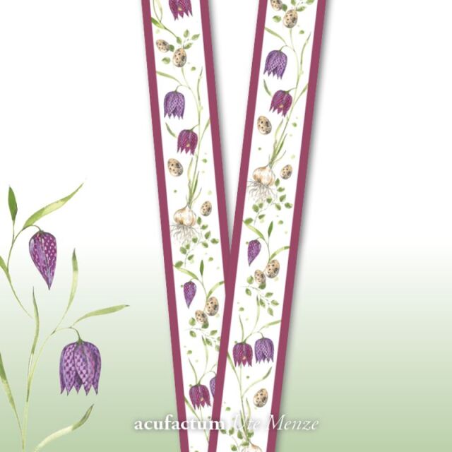 **〔Acufactum〕　A-35366　リボンテープ / コバンユリ　1.6cm幅　 (1ｍ単位）