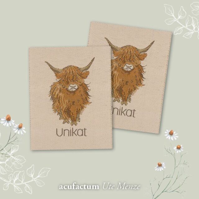 〔Acufactum〕　A-35386　織ラベル / Patch / Unikat