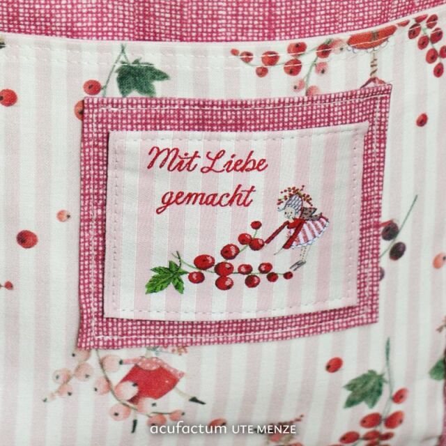 〔Acufactum〕 A-35432 織ラベル / Patch / Johannisbeerfraulein