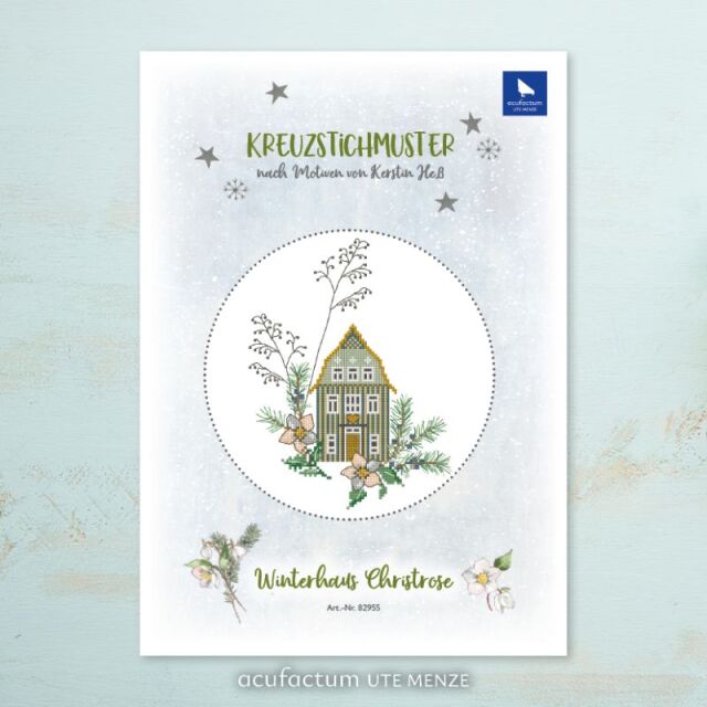 **〔Acufactum〕　図案 / A-82955 / Winterhaus Christrose