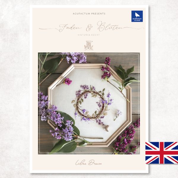**〔Acufactum〕ニードルペインティング刺繍ガイド / A-82983 / Lilac dance(英語版) <Happy Point 5倍>
