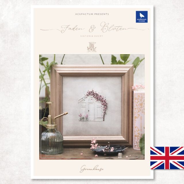 **〔Acufactum〕ニードルペインティング刺繍ガイド / A-82986 / Greenhouse(英語版) <Happy Point 5倍>
