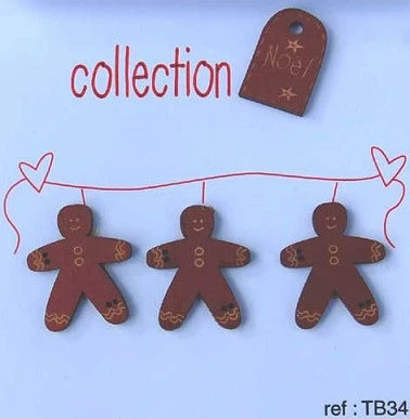 〔The Bee Company〕　ウッドボタン　 TB34　【即日発送可】