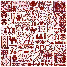 4\"サンプラーブック1、2 /パターン集 15～20世紀の刺繍サンプラー集『Samplers』ケンブリッジ大学出版