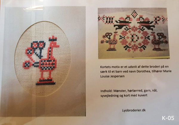 〔Lyo broderier〕　刺繍キット　Lyo-K