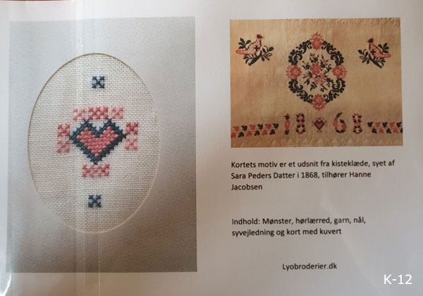 〔Lyo broderier〕　刺繍キット　Lyo-K
