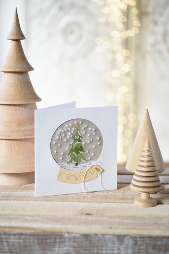 **〔Fingerhut〕　V-1219　フレームカード / スノードーム