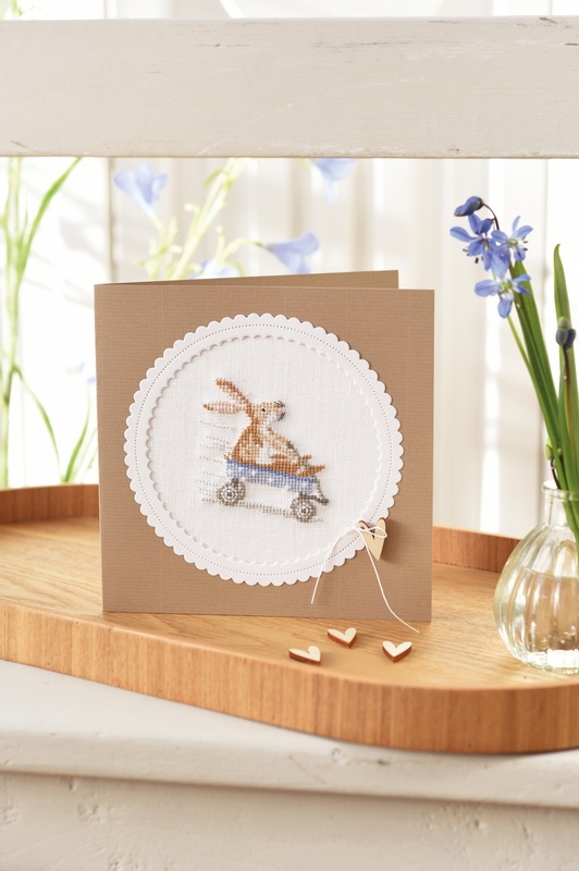 **〔Fingerhut〕　V-1241　フレームカード / ウサギ