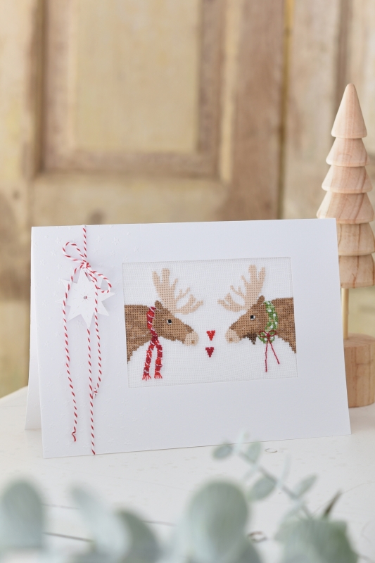 **〔Fingerhut〕　V-1335　フレームカード / ヘラジカ