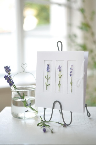 **〔Fingerhut〕　V-936　フレームカード / ラベンダー