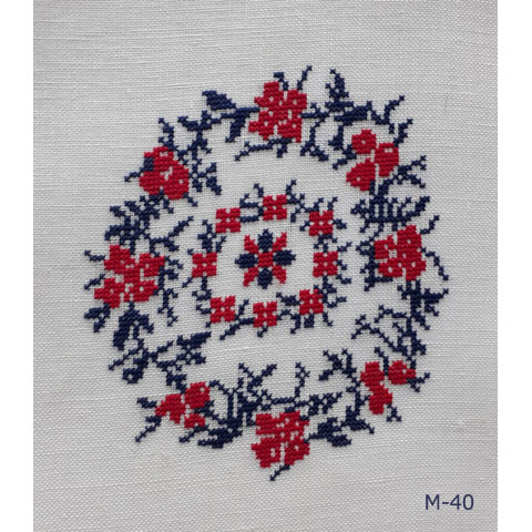 〔Lyo broderier〕　図案　Lyo-M/＃40
