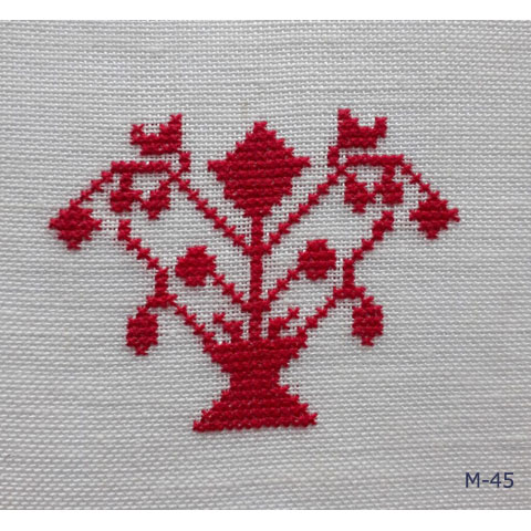 〔Lyo broderier〕　図案　Lyo-M