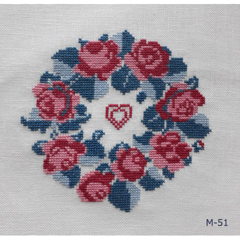 〔Lyo broderier〕　図案　Lyo-M