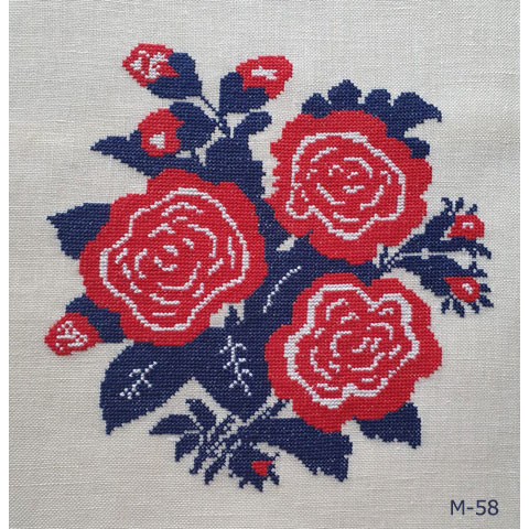 〔Lyo broderier〕　図案　Lyo-M