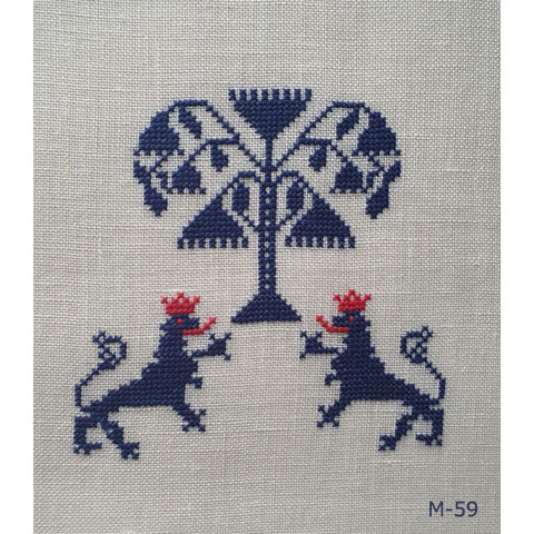 〔Lyo broderier〕　図案　Lyo-M