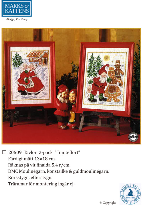 〔Marks&Kattens〕　刺繍キット　MK-20509（2ヶセット）