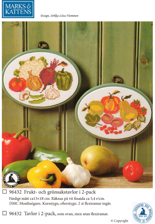 〔Marks&Kattens〕　刺繍キット　MK-96432（2ヶセット）