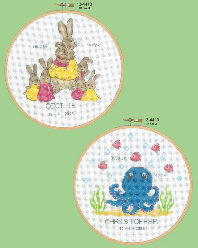 〔Permin〕　刺繍キット（P13-4418/13-4419）