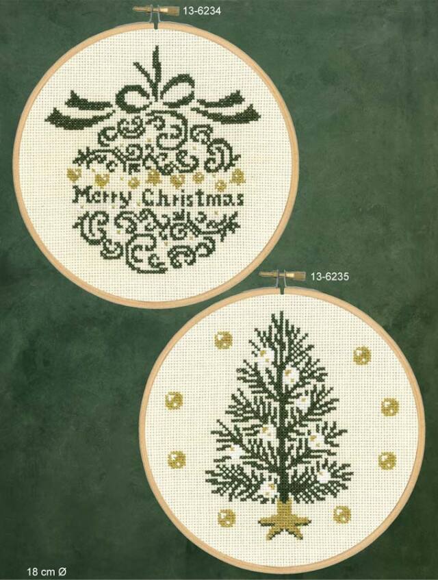 〔Permin〕　刺繍キット（P13-6234/13-6235)　<Happy Point 5倍>
