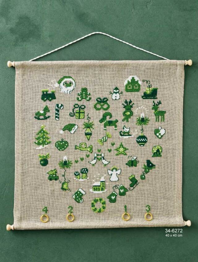 〔Permin〕 刺繍キット P34-6272 <Happy Point 5倍>