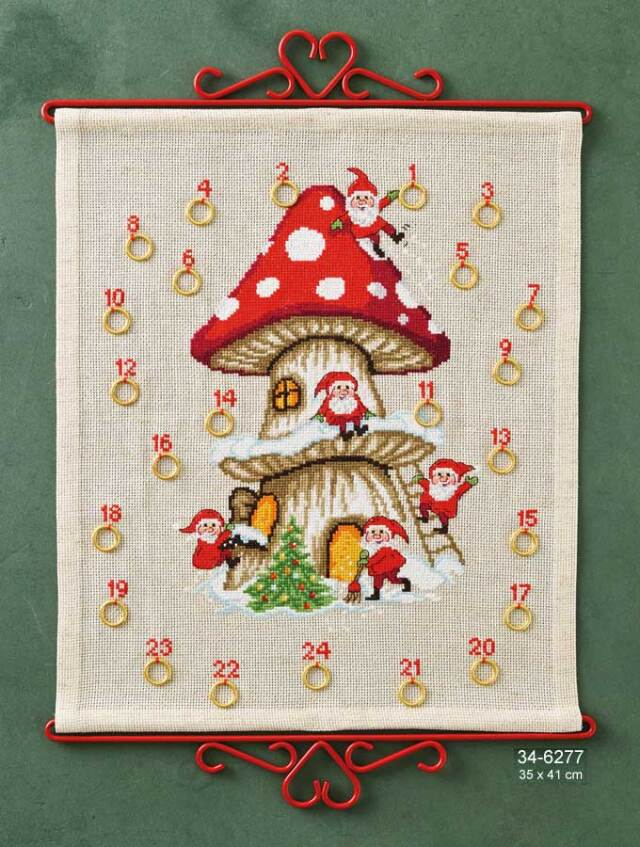 〔Permin〕　刺繍キット　P34-6277　<Happy Point 5倍>