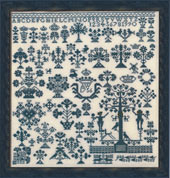 サンプラー / シルエット Stitch House - ステッチハウス -