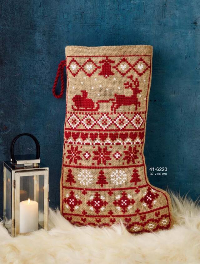 〔Permin〕 刺繍キット P41-6220 <Happy Point 5倍>