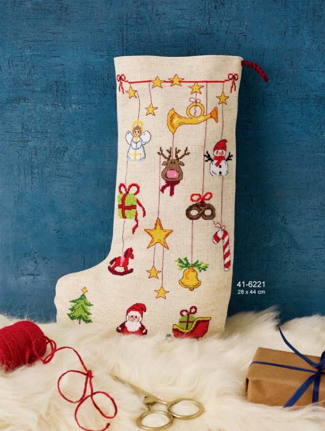 〔Permin〕 刺繍キット P41-6221 <Happy Point 5倍>
