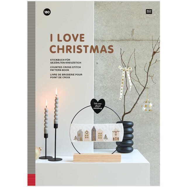 〔Rico Design〕　図案集　No.180　I LOVE CHRISTMAS