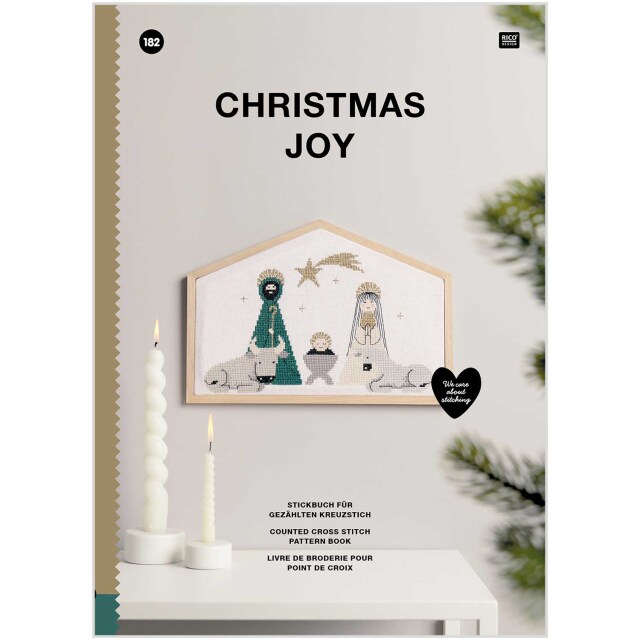 〔Rico Design〕　図案集　No.182　Christmas Joy　<Happy Point 5倍>