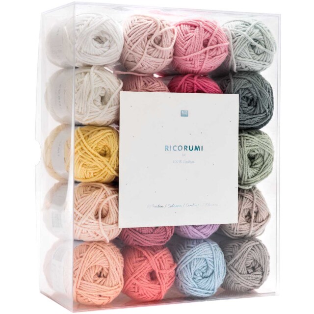 〔Rico Design〕400025.004　Creative Ricorumi dk / パステル20色ｘ25ｇセット（宅配便）